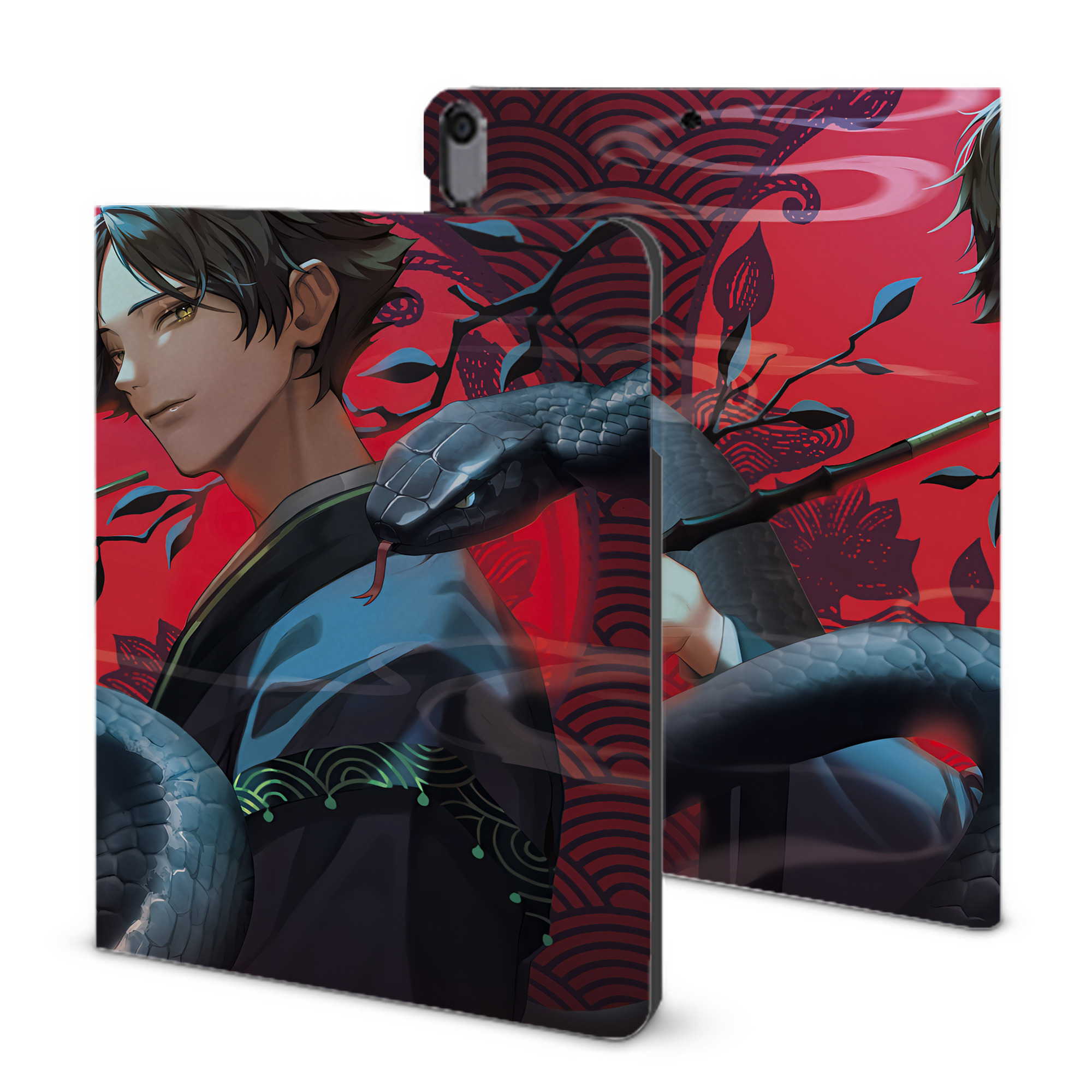 （画像用） ハイキュー!! Haikyu!! IPad ケース ブック型 PUレザー TPU 耐衝撃 軽量 薄型 ペン収納なし 全面保護 IPad 各モデル対応